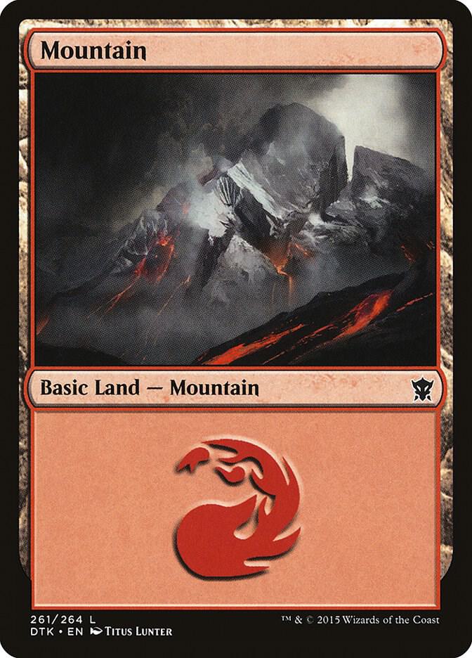 Mountain (261) [Dragons of Tarkir - 261]