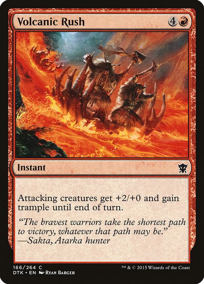 Volcanic Rush [Dragons of Tarkir - 166]