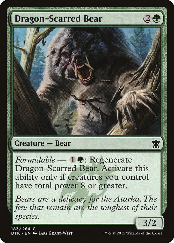 Dragon-Scarred Bear [Dragons of Tarkir - 183]